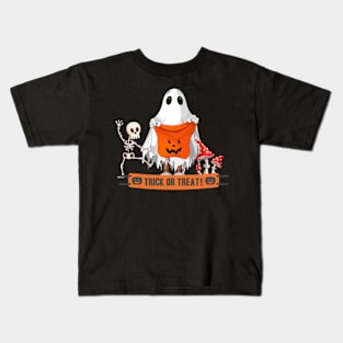 Halloween! Trick or Trash Kids T-Shirt